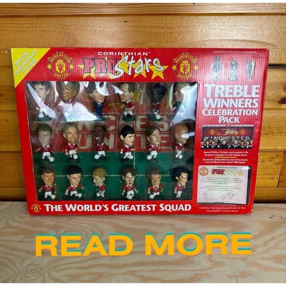 Figure Corinthian Pro Stars Manchester United Treble Winners Celebration Pack - Picture 1 of 8